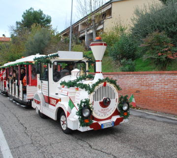 trenino per visite guidate Candelara