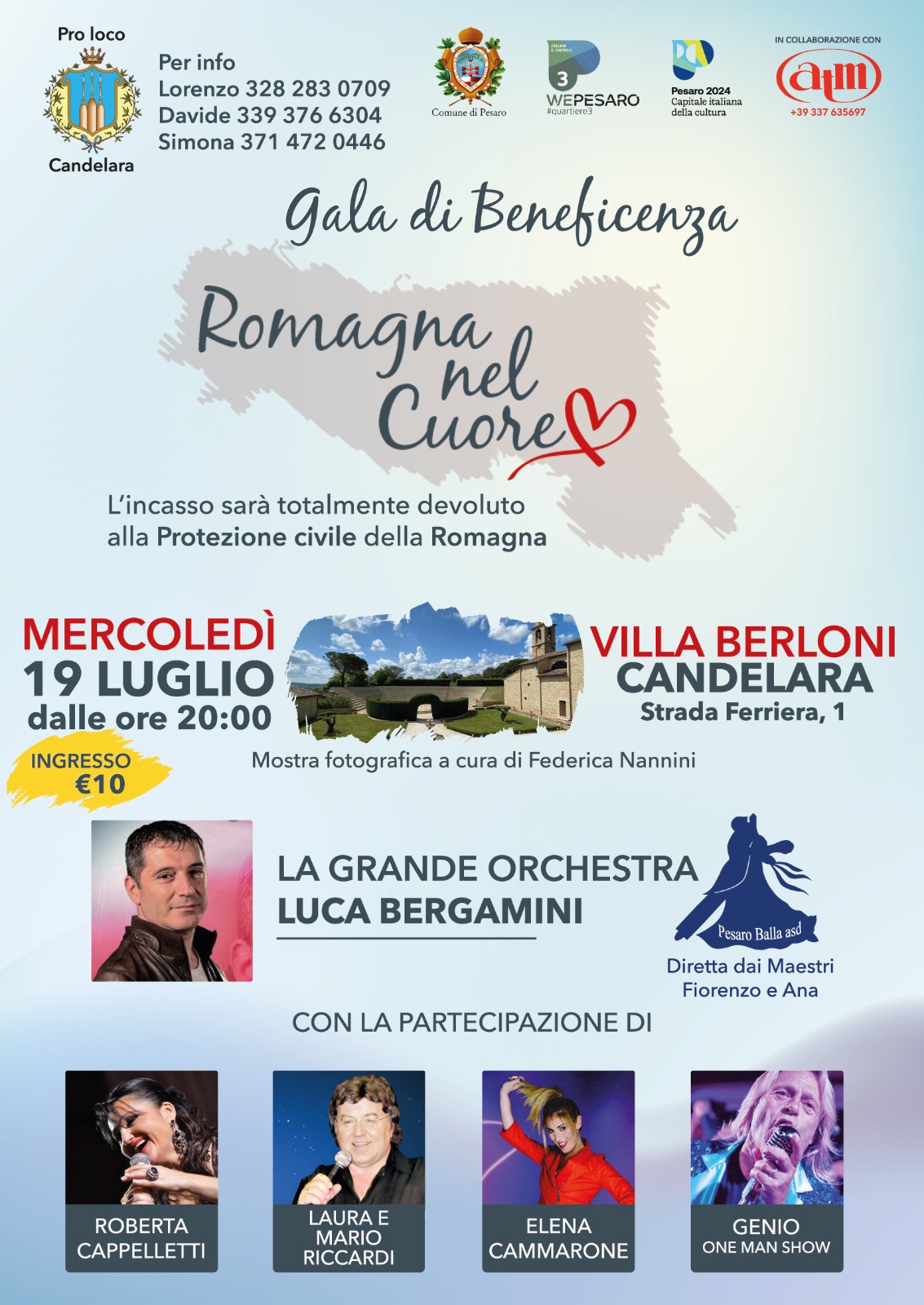 Gala di beneficenza - Romagna nel cuore
