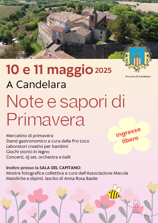 Note e sapori di primavera a Candelara